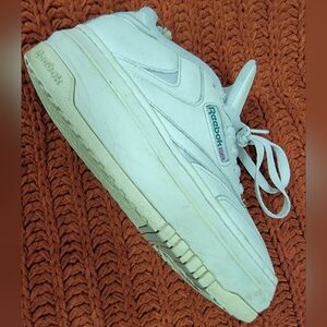 Reebok White and Gray Sneakers